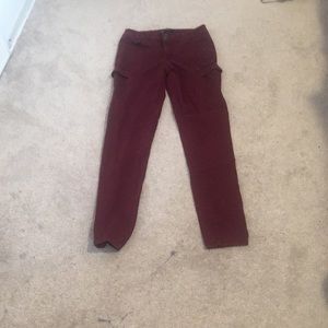 Burgundy pants